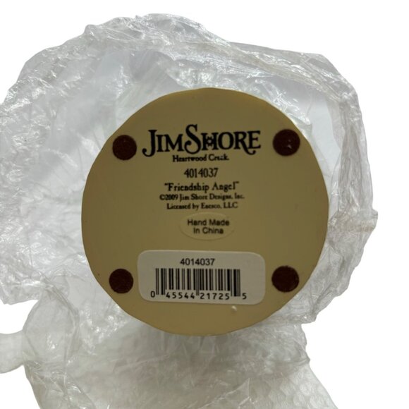 Jim Shore Heartwood Creek Friendship Angel Figurine Scroll Wings Tulips 4014037 - Picture 9 of 11
